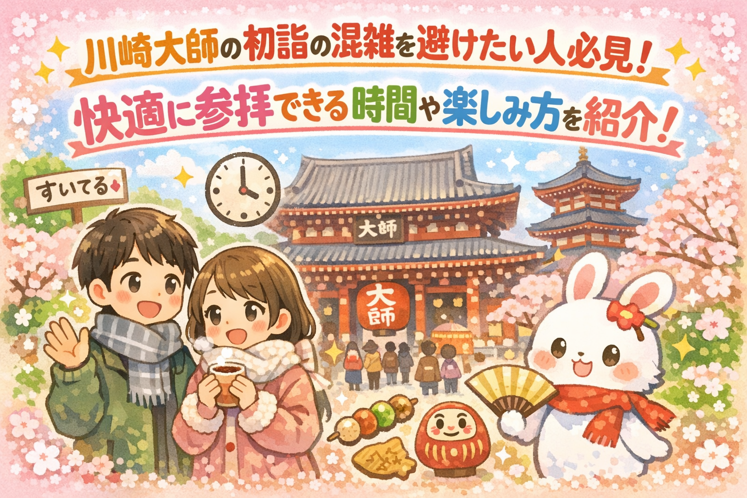 川崎大師 初詣 混雑